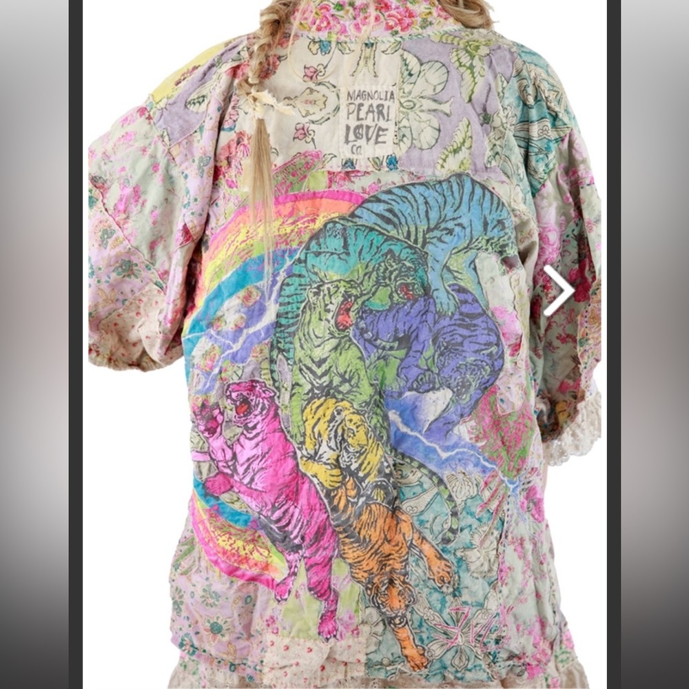 SOLD! DO NOT PURCHASE! OOAK Magnolia Pearl Rainbow Roar Kimono! OOAK!!